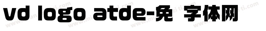 vd logo atde字体转换